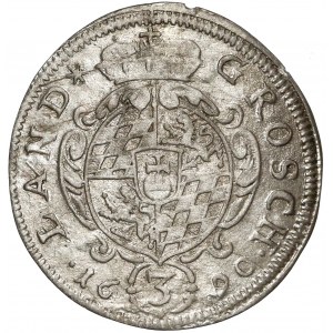 Niemcy, Bawaria, Maksymilian II Emanuel, 3 krajcary 1690