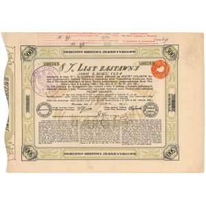 Warszawa, TKZ, List zastawny 500 dolarów 1927