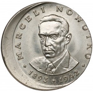 DESTRUKT 20 złotych 1974 Nowotko - NIECENTRYCZNE BICIE