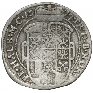 Niemcy, Brandenburgia-Ansbach, Johann Friedrich, 1/6 talara 1679