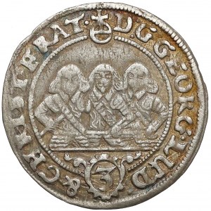 Śląsk, Trzej Bracia, 3 krajcary 1656, Brzeg