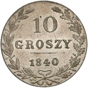 10 groszy 1840 MW, Warszawa