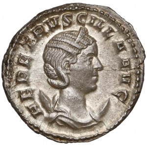 Rome, Herennia Etruscilla, AR Antoninian - Pudicita