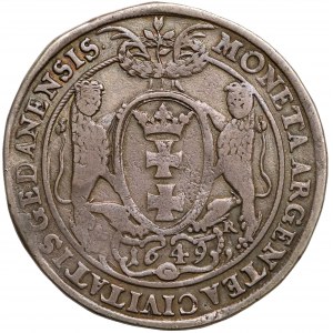 Jan II Kazimierz, Talar Gdańsk 1649 GR