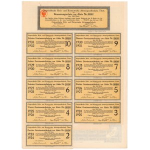 Tilist (Tylża), Ostpreußische Holz- und Kistenwerke, 1.000 mk 1922