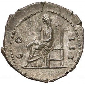 Cesarstwo Rzymskie, Hadrian Denar, Po 119 r.n.e. - Pudicita