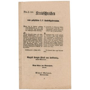 Österreich, Formular 500 & 1000 Gulden 1831
