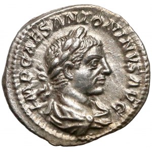 Cesarstwo Rzymskie, Elagabal, Denar Rzym (218) - Wiktoria - piękny