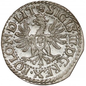 Zygmunt III Waza, Grosz Wilno 1610 - późny - PIĘKNY