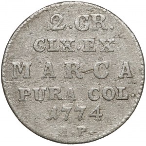 Poniatowski, Półzłotek 1774 A.P.