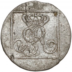 Poniatowski, Grosz srebrny 1766 F.S. - duża korona