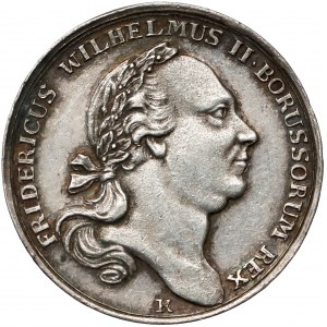 Niemcy, Brandenburgia-Prusy, Fryderyk Wilhelm II, Medal 1793 - Hołd Prus Południowych