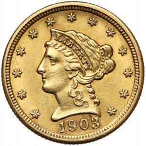 USA, 2-1/2 dolara 1903 - Liberty Head