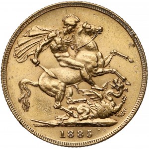 Great Britain, Victoria, Sovereign 1885