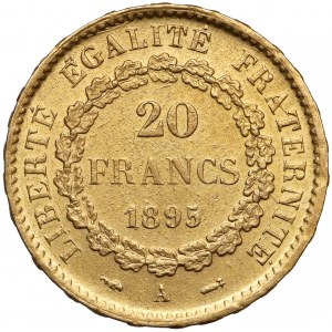 Francja, 20 franków 1895-A, Paryż