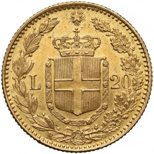 Włochy, Humbert I, 20 lirów 1882