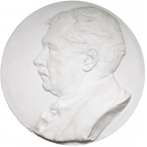 Medalion GIPS (33cm) Jan Kasprowicz 1919 r. (Makowski)