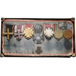 Zestaw odznak i odznaczeń legionisty I Brygady