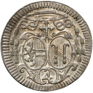 Austria, Salzburg, Dietrichstein, 4 krajcary 1747 - piękne