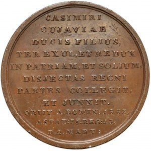 Medal SUITA KRÓLEWSKA - Władysław Łokietek - brąz