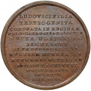 Medal SUITA KRÓLEWSKA - Jadwiga - brąz