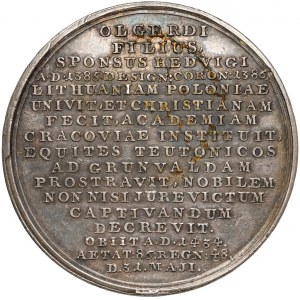 Medal SUITA KRÓLEWSKA - Władysław Jagiełło - srebro