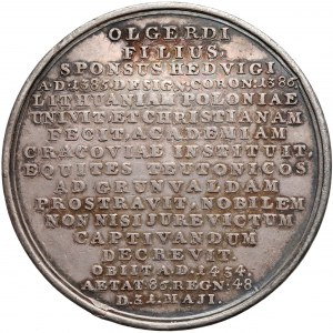 Medal SUITA KRÓLEWSKA - Władysław Jagiełło - srebro