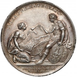 Prusy, Fryderyk II, Medal Pierwszy rozbiór Polski 1772 r. (43mm)