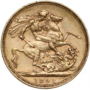 Australia, Victoria, Sovereign 1893-S, Sydney