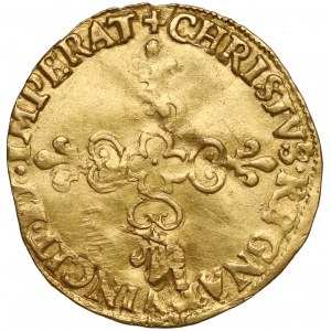 Henryk Walezy, Ecu d'or 1587-A, Paryż