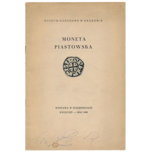 Moneta piastowska - wystawa w Sukiennicach, Kleczkowska - Reyman 1960
