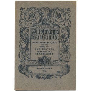 Numizmatyka, sfragistyka, skarbowość - Katalog Antykwarnia Warszawa nr.3, Wilder 1914