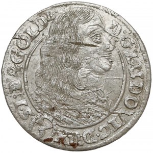 Śląsk, Ludwik IV Legnicki, 3 krajcary 1661 EW, Brzeg - GOLDb