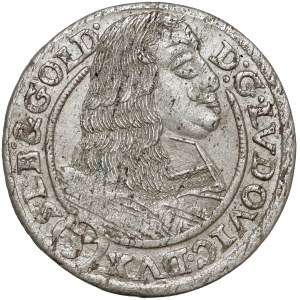 Śląsk, Ludwik IV Legnicki, 3 krajcary 1661 EW, Brzeg - GOLD