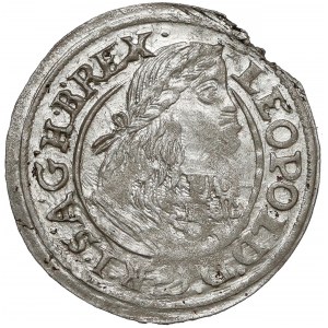 Śląsk, Leopold I, 1 krajcar 1661 GH, Wrocław