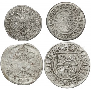 Niemcy, Austria, Polska 1623-1644 (4szt)