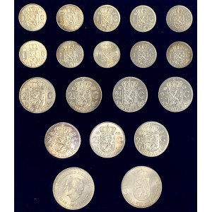 Netherlands, Set of coins 1-10 Gulden 1955-1973 (19pcs)