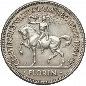 Australia, George V, Florin ND (1934-35)
