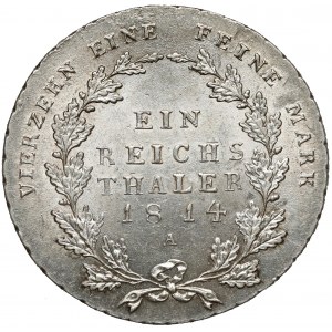 Niemcy, Prusy, Fryderyk Wilhelm III, Talar 1814-A