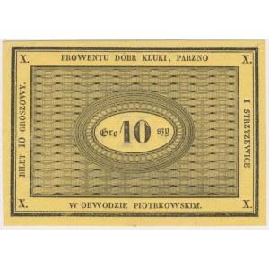 Kluki, Parzno i Strzyżewice, 10 groszy (XIX w.)