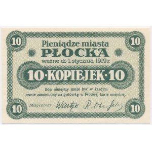 Płock, 10 kopiejek (ważne do 1.1.1919)