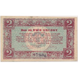 Ciężkowice, 2 korony 1919 - wysoki numerator