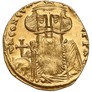 Constans II, Solidus, Constantinople