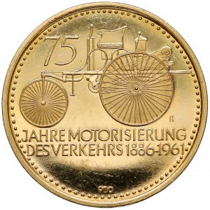 Niemcy, złoty Medal 75-lecie Daimler Benz 1961 r.