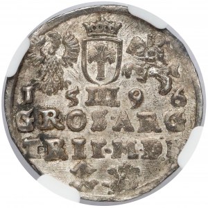Zygmunt III Waza, Trojak Wilno 1596 - Koste - rzadki