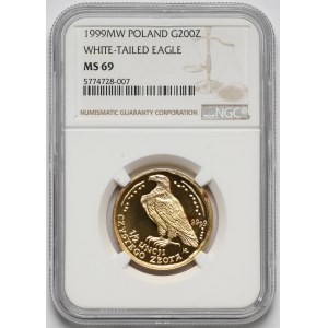 Orzeł Bielik 200 złotych 1999