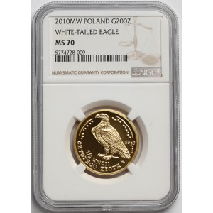 Orzeł Bielik 200 złotych 2010