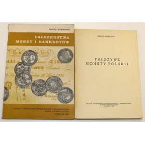 Fałszerstwa monet i banknotów - Mańkowski, Kurpiewski (2szt)