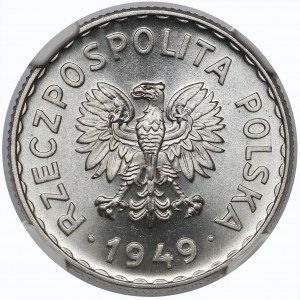 1 złoty 1949 Al - okazowa