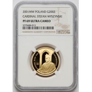 200 złotych 2001 Kardynał Stefan Wyszyński